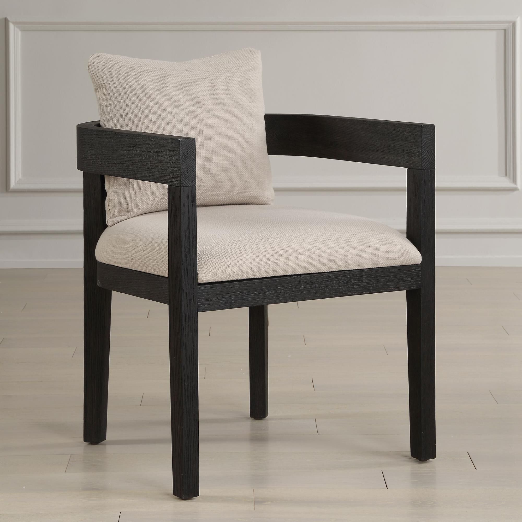 Shown in Modern Style Is Elevated By Clean Lines And Classic Finishes In The Balboa Dining Chair. Solidly Con finish