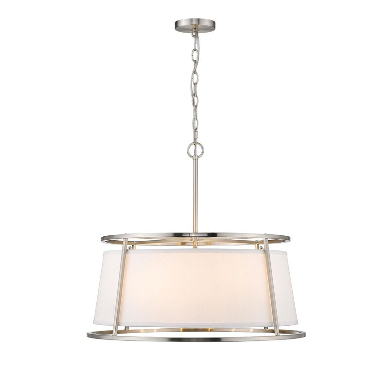 Lenyx Pendant 26 Inch 6 Light Chandelier by Z-Lite