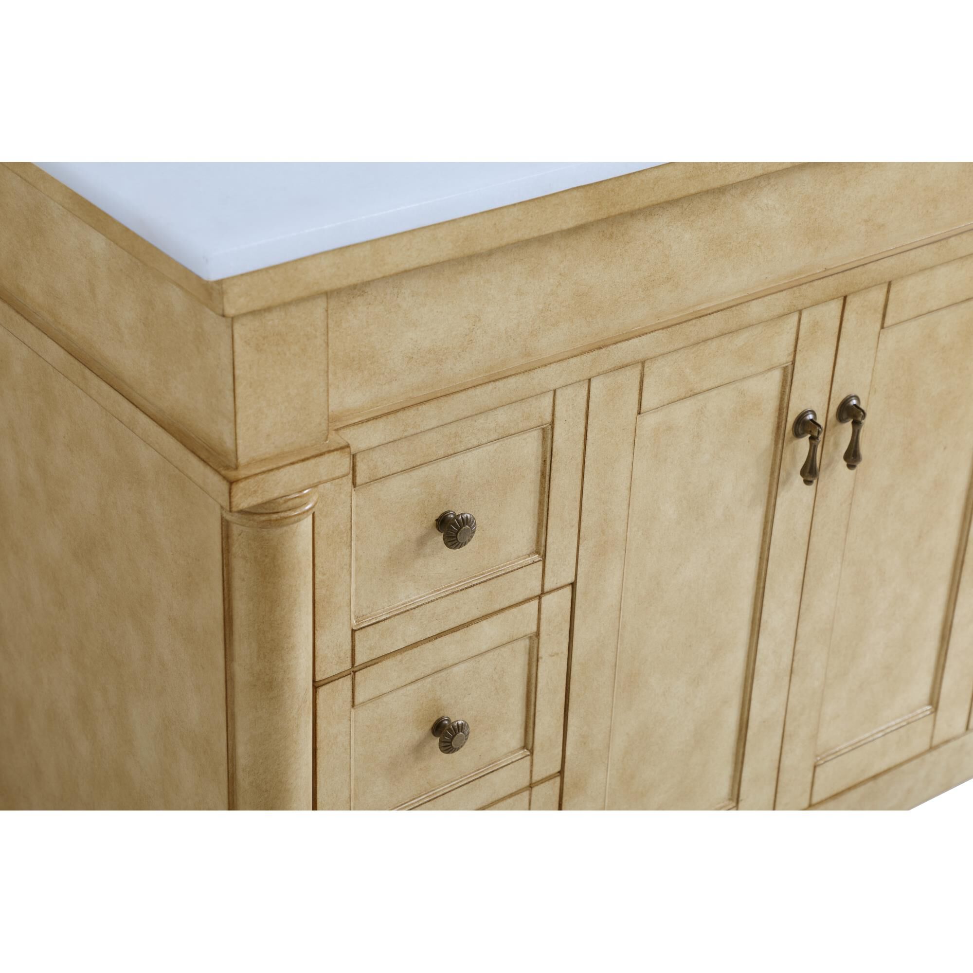 Shown in Antique Beige finish