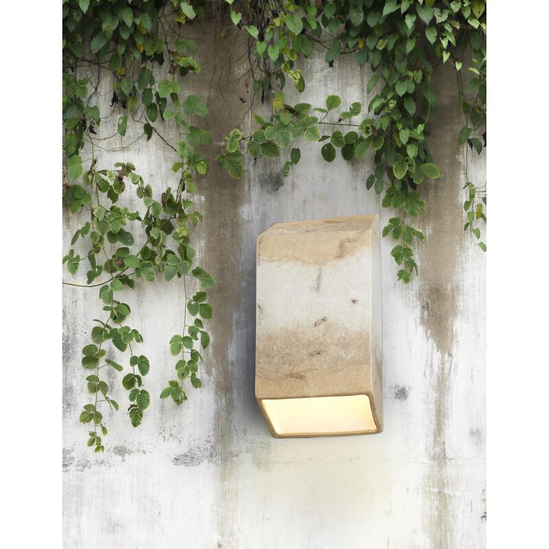 Ambiance Collection 9 Inch Tall Outdoor Wall Light by Justice Design Group