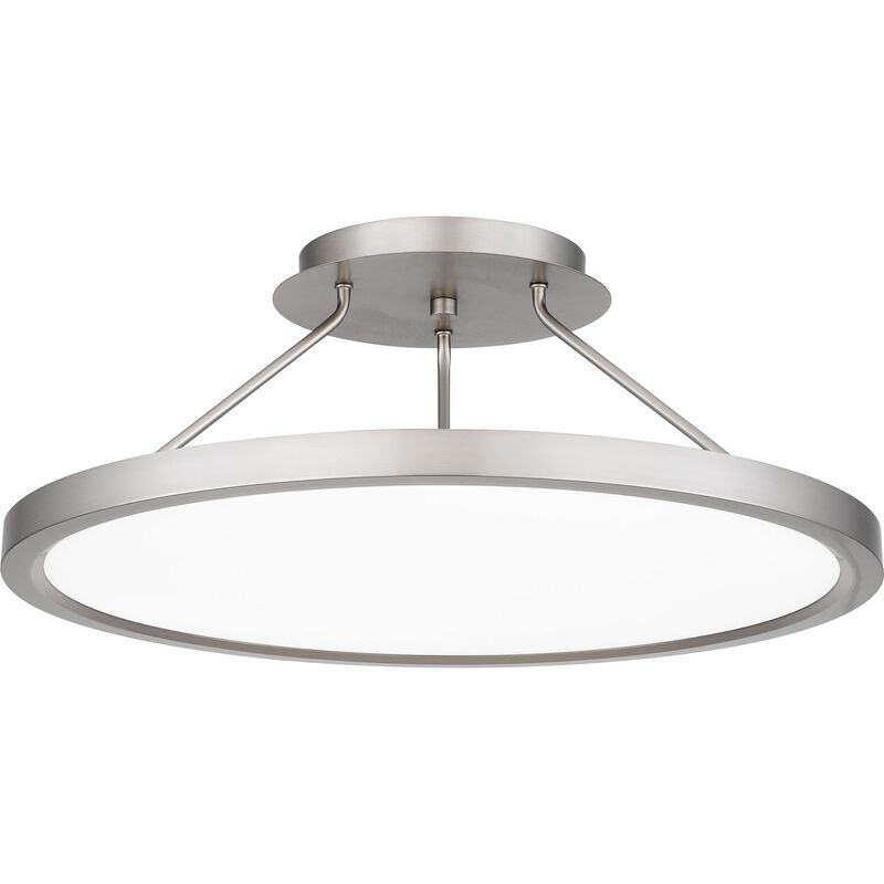 Outskirts 20 Inch 1 Light LED Semi Flush Mount by Quoizel