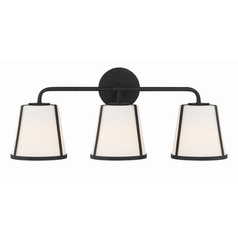 Fulton 3 Light Bath Vanity Light by Crystorama