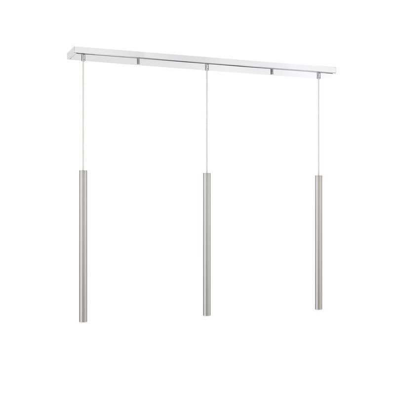 Forest 46 Inch 3 Light LED Linear Suspension Light by Z-Lite