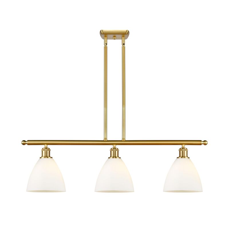 Bruno Marashlian Ballston Dome 36 Inch 3 Light Linear Suspension Light by Innovations Lighting