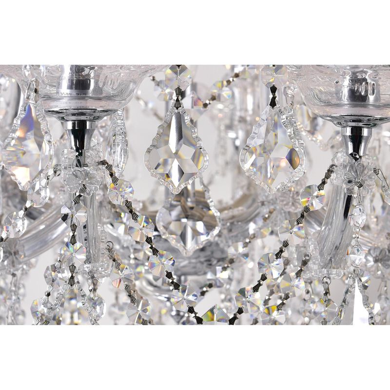 Maria Theresa 32 Inch 19 Light Chandelier by CWI Lighting