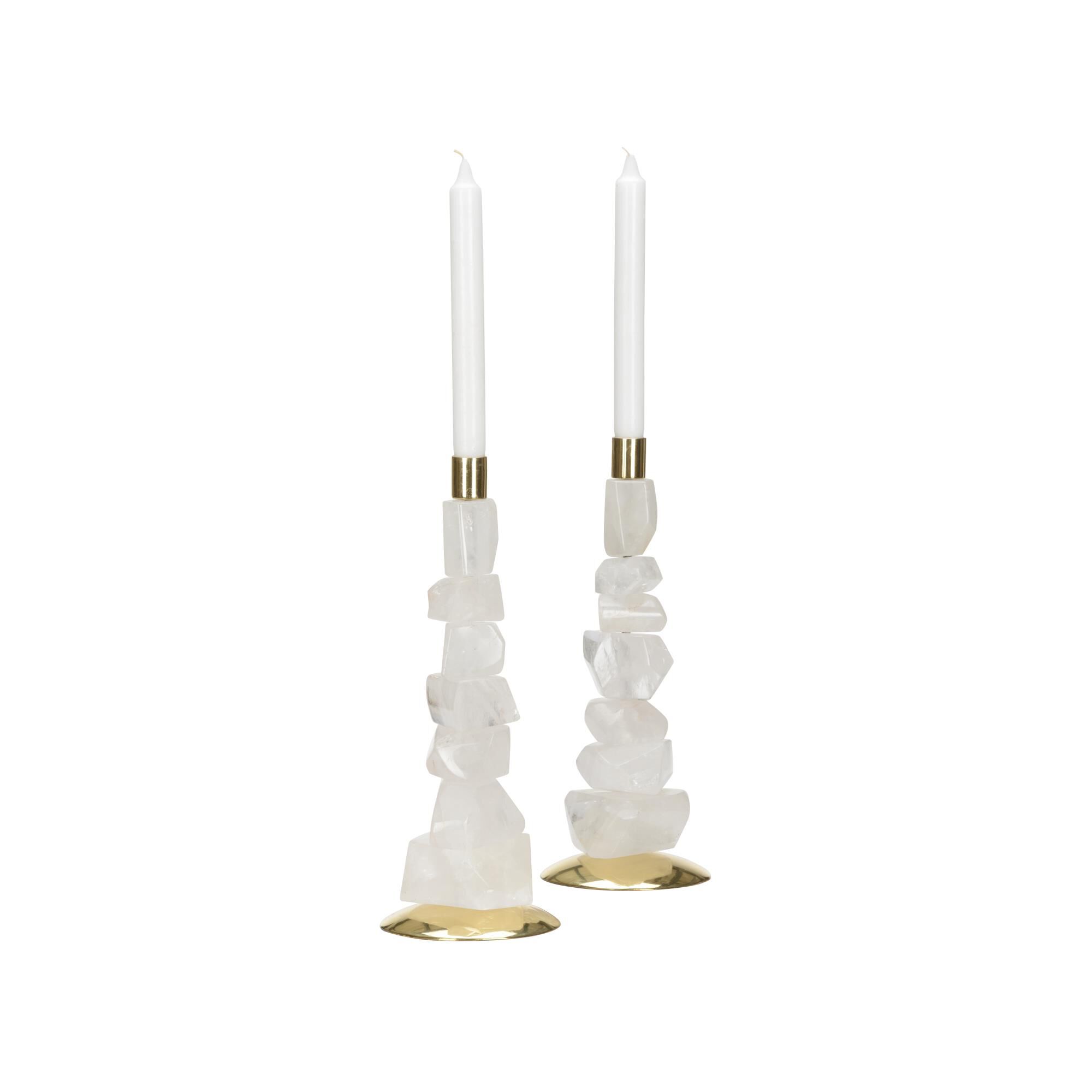 Shown in Natural White and Polished Brass finish