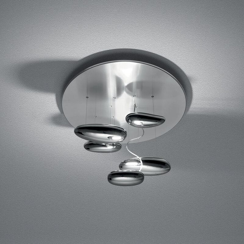 Ross Lovegrove Mercury 27 Inch 1 Light LED Semi Flush Mount by Artemide