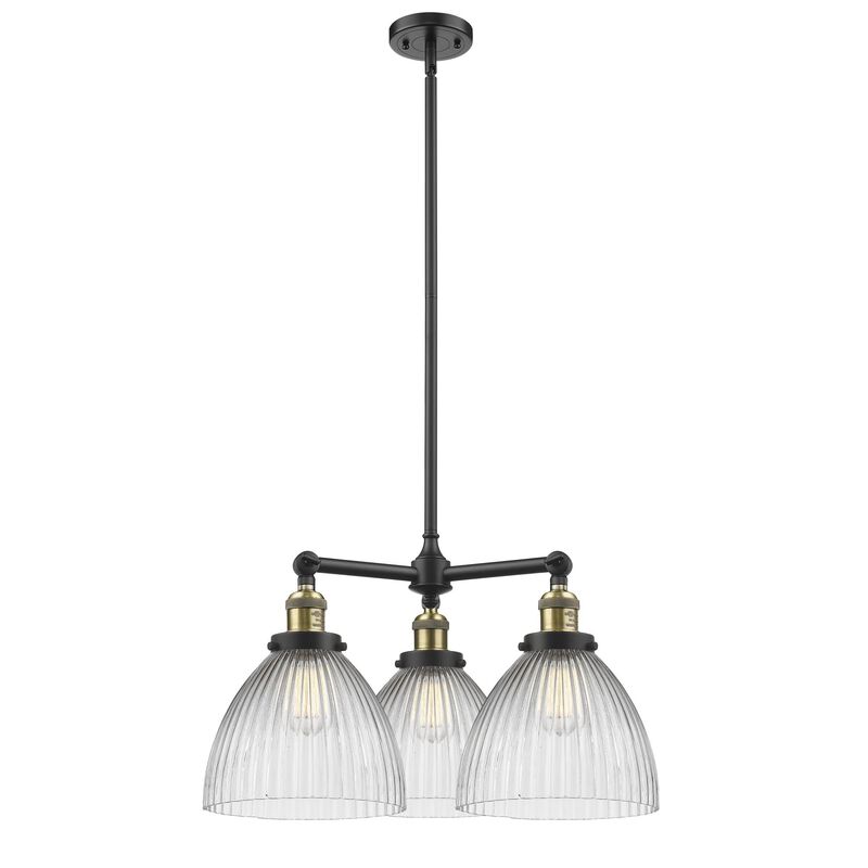 Bruno Marashlian Bare Bulb 15 Inch 3 Light Mini Chandelier by Innovations Lighting