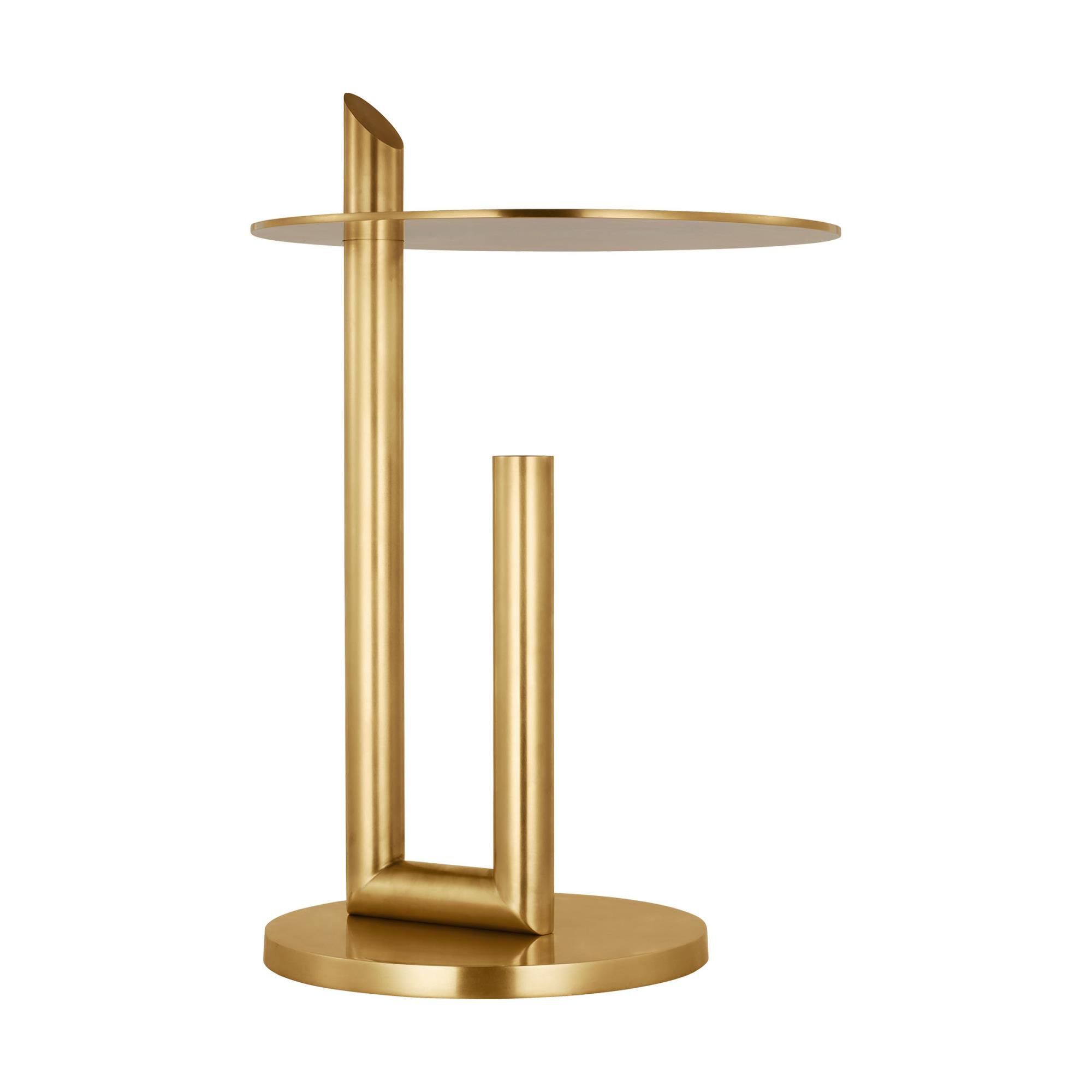 Shown in Natural Brass finish and Acrylic shade