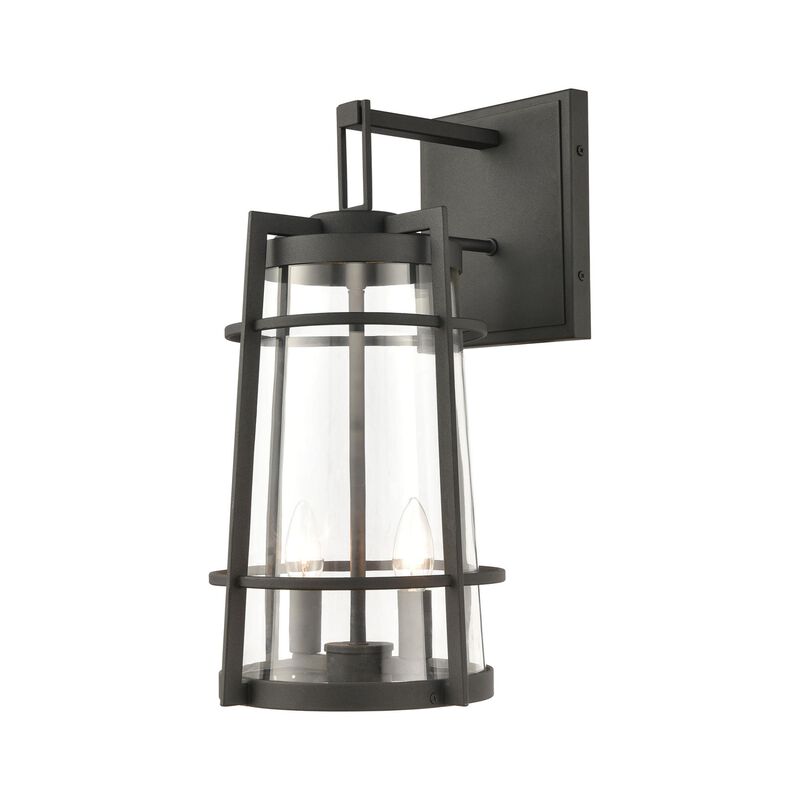 Crofton 19 Inch Tall 2 Light Outdoor Wall Light by ELK Lighting