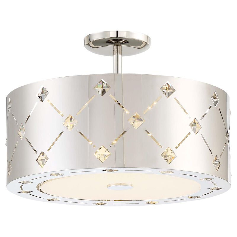 Crowned 16 Inch LED Large Pendant by Kovacs