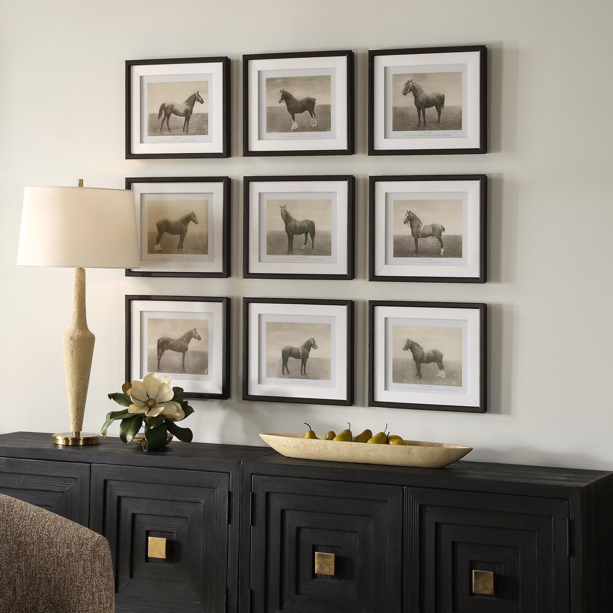 Shown in Dark Walnut Finished Beveled Frame With White Linen Liner finish