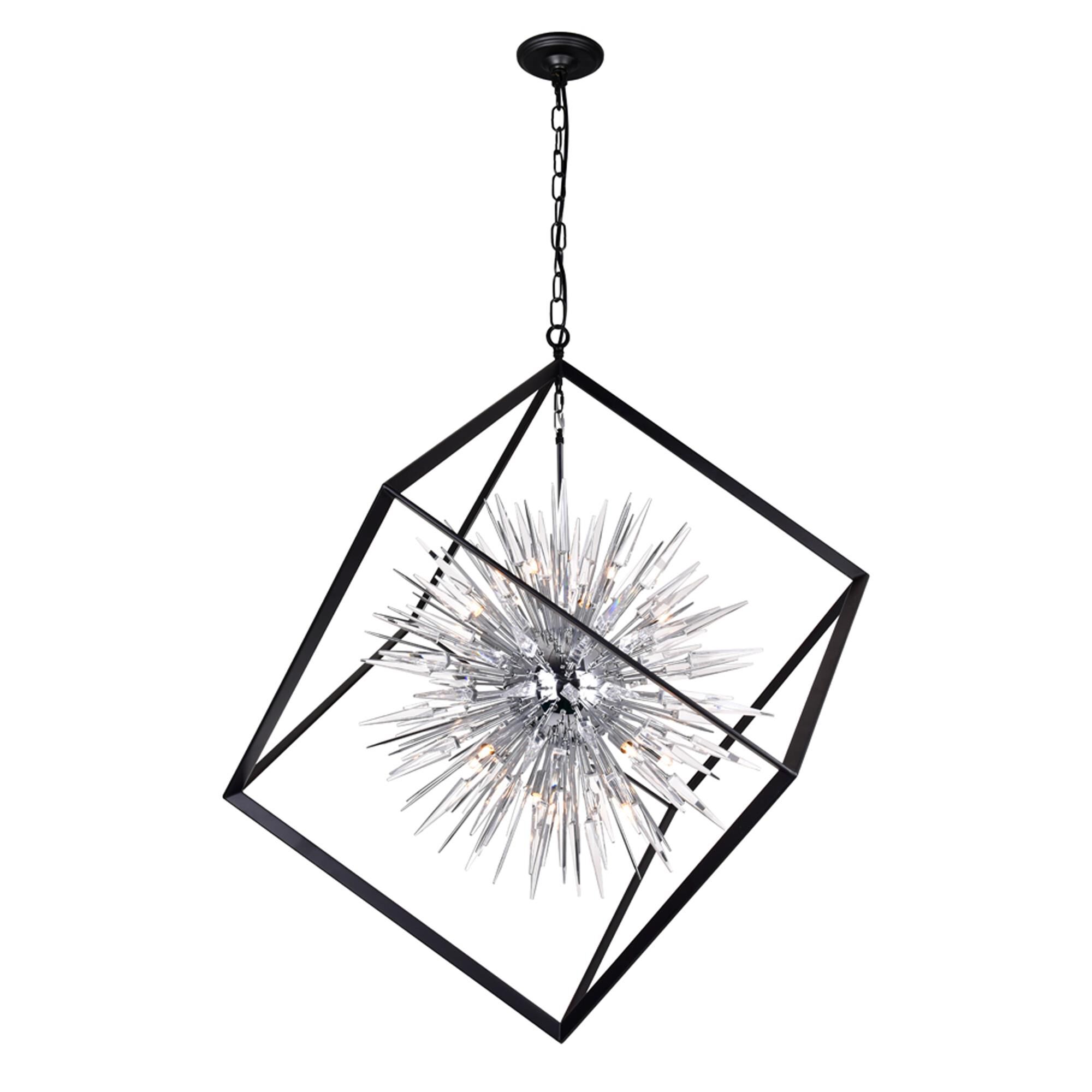 Starburst 44 Inch Large Pendant by CWI Lighting