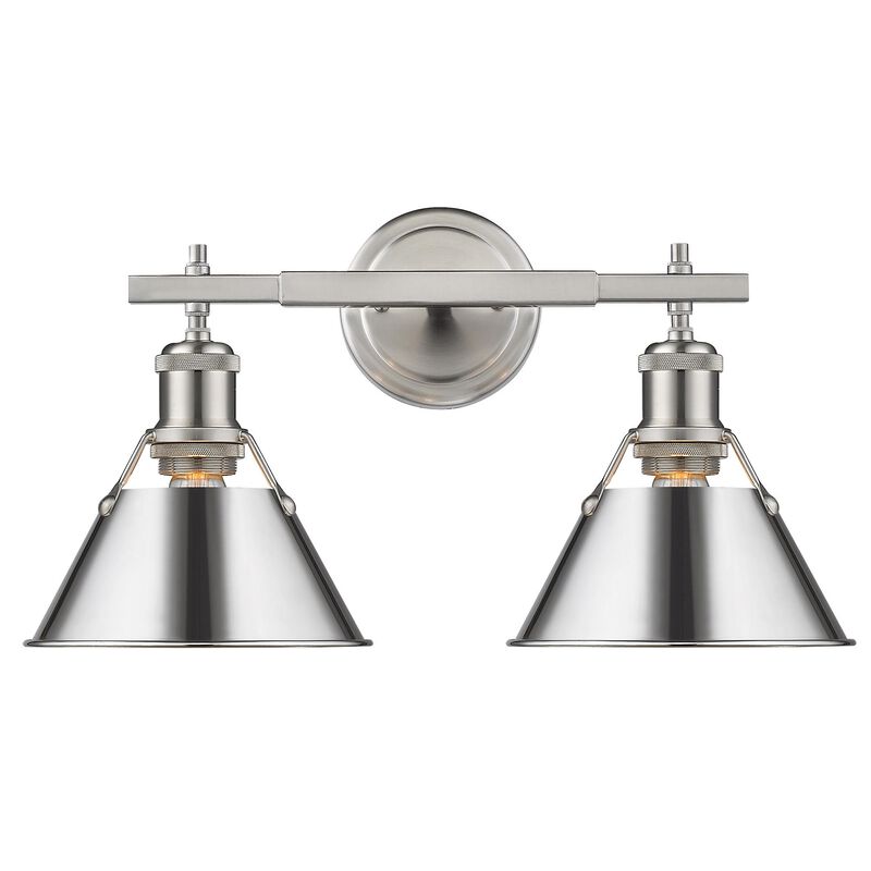 Orwell 18 Inch 2 Light Bath Vanity Light by Golden Lighting