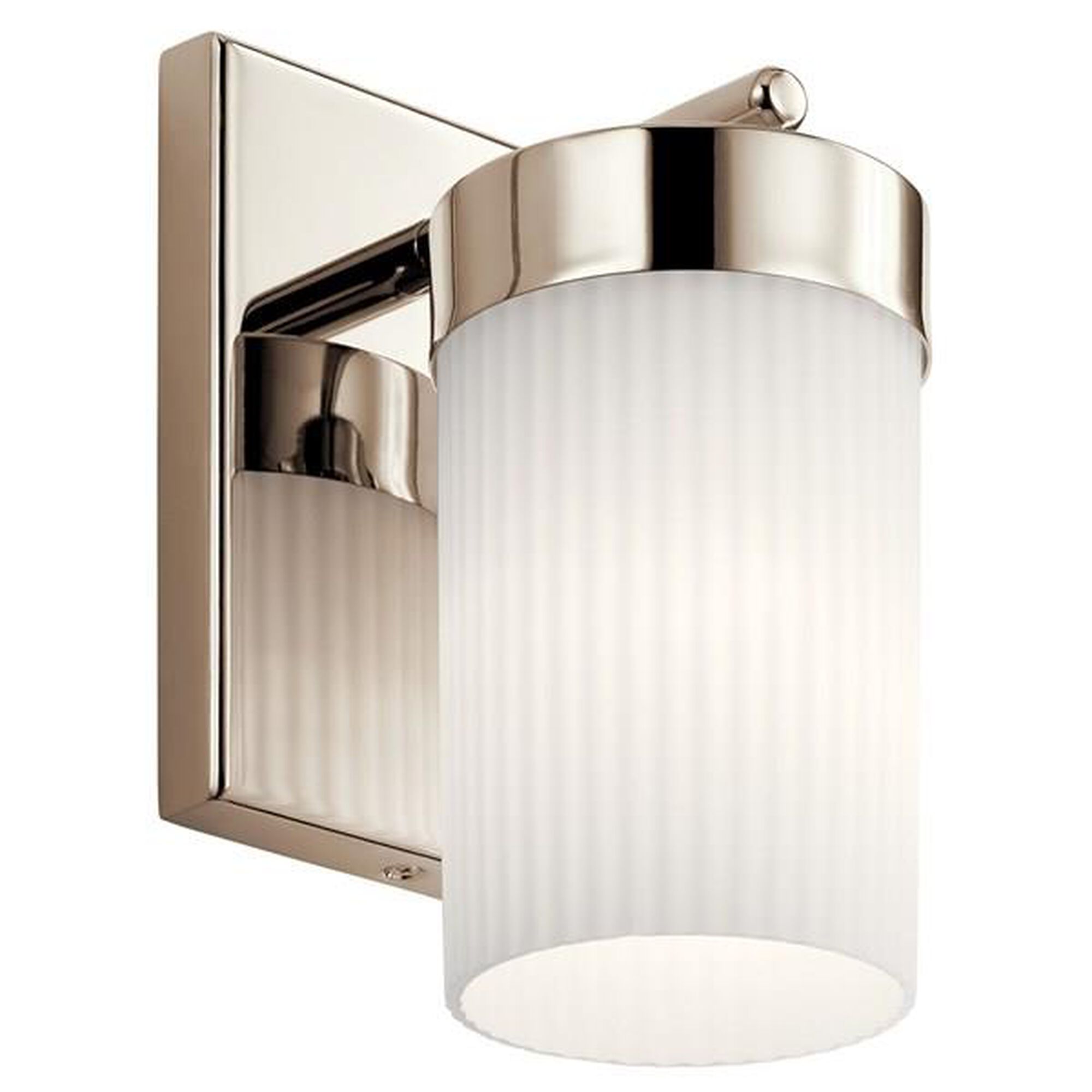 Shown in Polished Nickel finish and Satin Etched Cased Opal glass