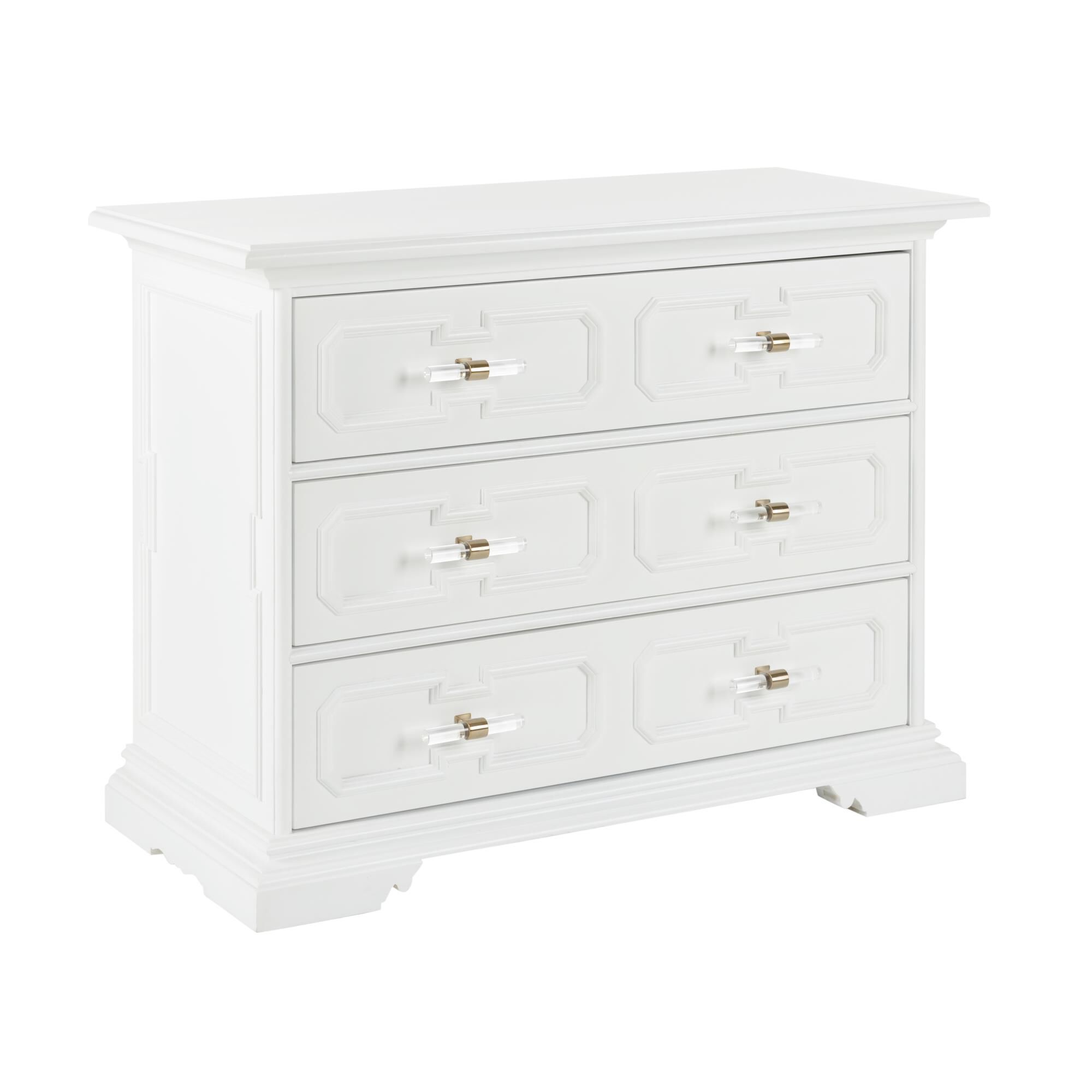 Shown in White and Cream finish