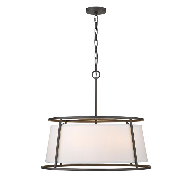 Lenyx Pendant 26 Inch 6 Light Chandelier by Z-Lite