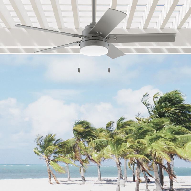 Sea Point 52 Inch Ceiling Fan with Light Kit by Hunter Fan