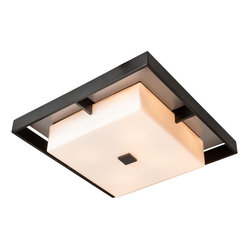 Shadow Box 16 Inch Outdoor Flush Mount by Hubbardton Forge