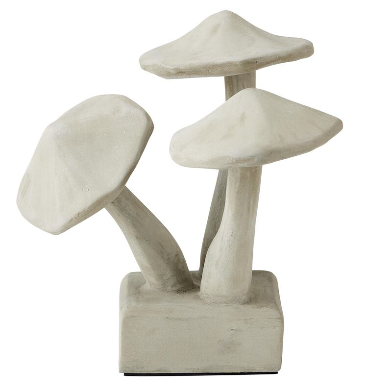 Concrete Mushrooms Figurine by Currey and Company