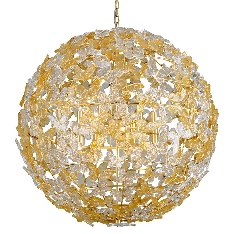 Martyn Lawrence Bullard Milan 40 Inch Large Pendant by Corbett Lighting