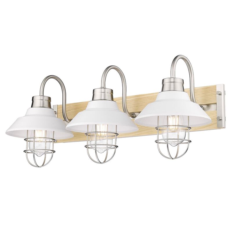 Fraser 26 Inch Bath Vanity Light by Golden Lighting