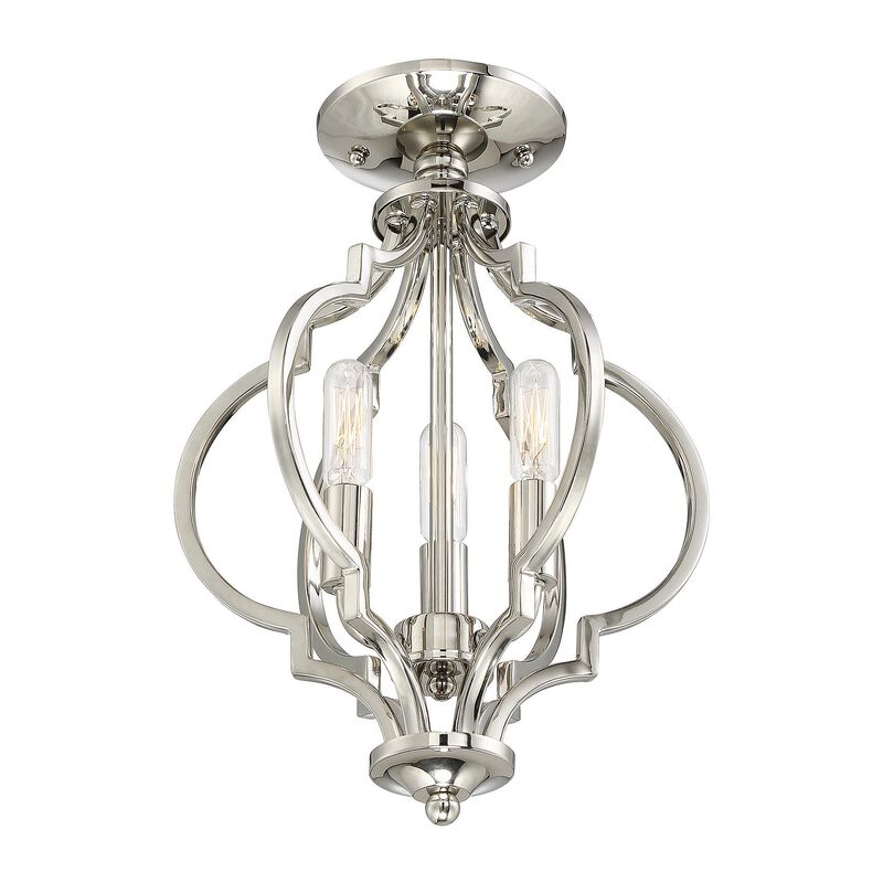 11 Inch LED Cage Pendant by Meridian Lighting