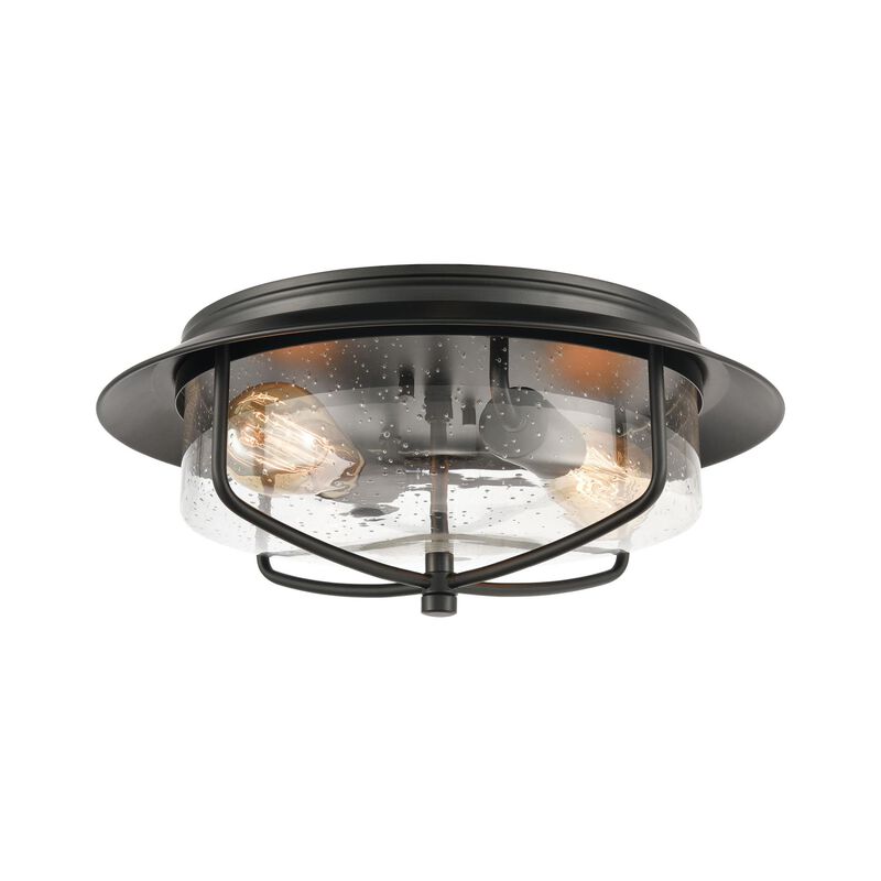 Lakeshore Drive 15 Inch 2 Light Flush Mount by ELK Lighting