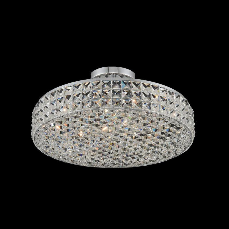 Loro 16 Inch 4 Light Semi Flush Mount by Allegri