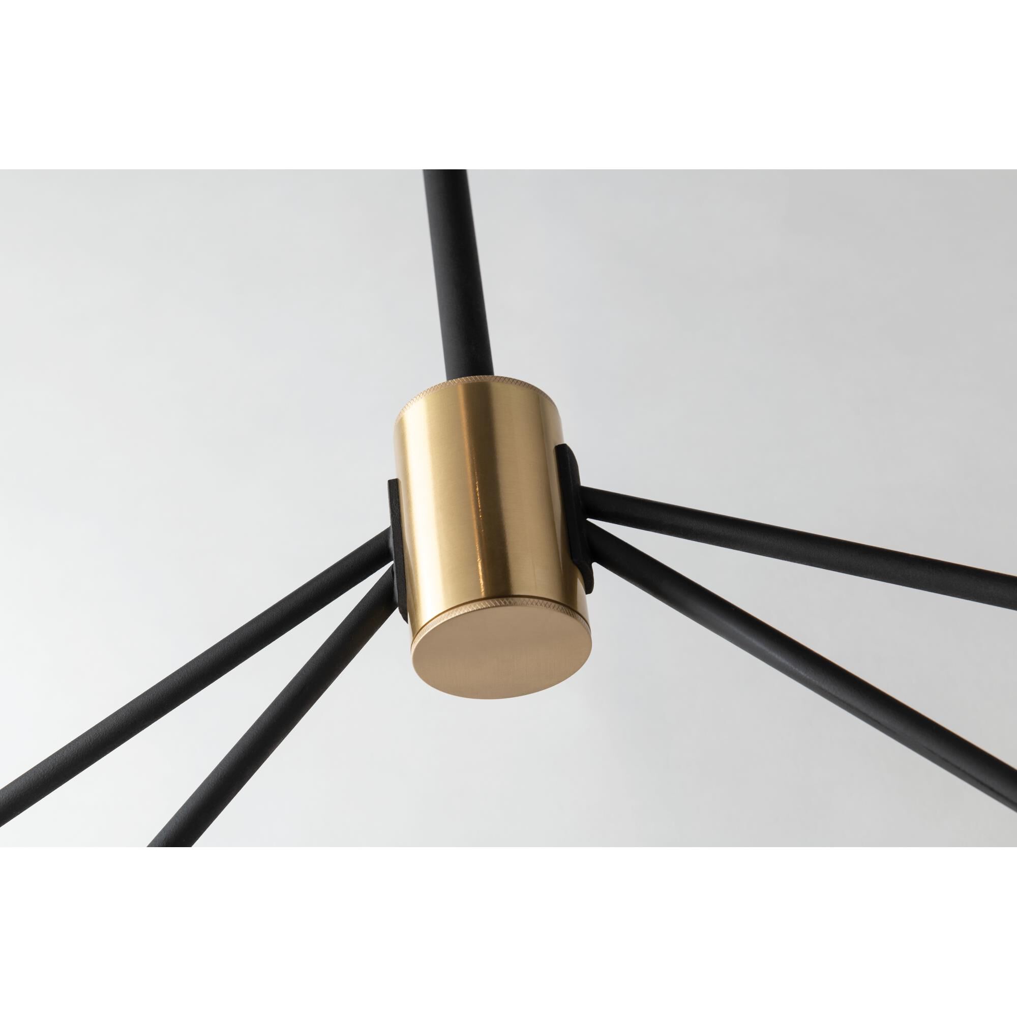 Shown in Textured Bronze finish and Clear glass and Brushed Brass accent