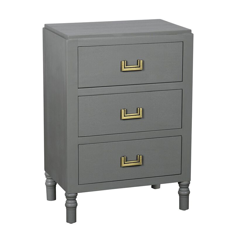 Shown in Carbon Gray, Antique Gold finish