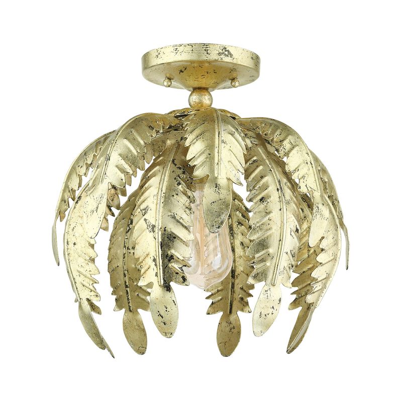 Acanthus 1 Light Semi Flush Mount by Livex Lighting