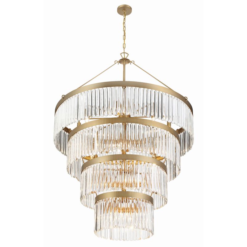 Emory 40 Inch 22 Light Chandelier by Crystorama