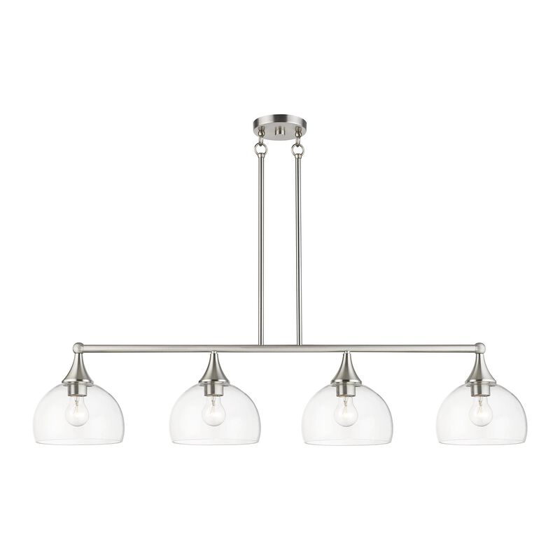 Glendon 45 Inch 4 Light Linear Suspension Light by Livex Lighting