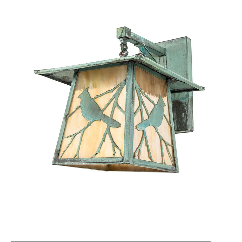 Meyda Lighting Stillwater 14 Inch Tall Outdoor Wall Light