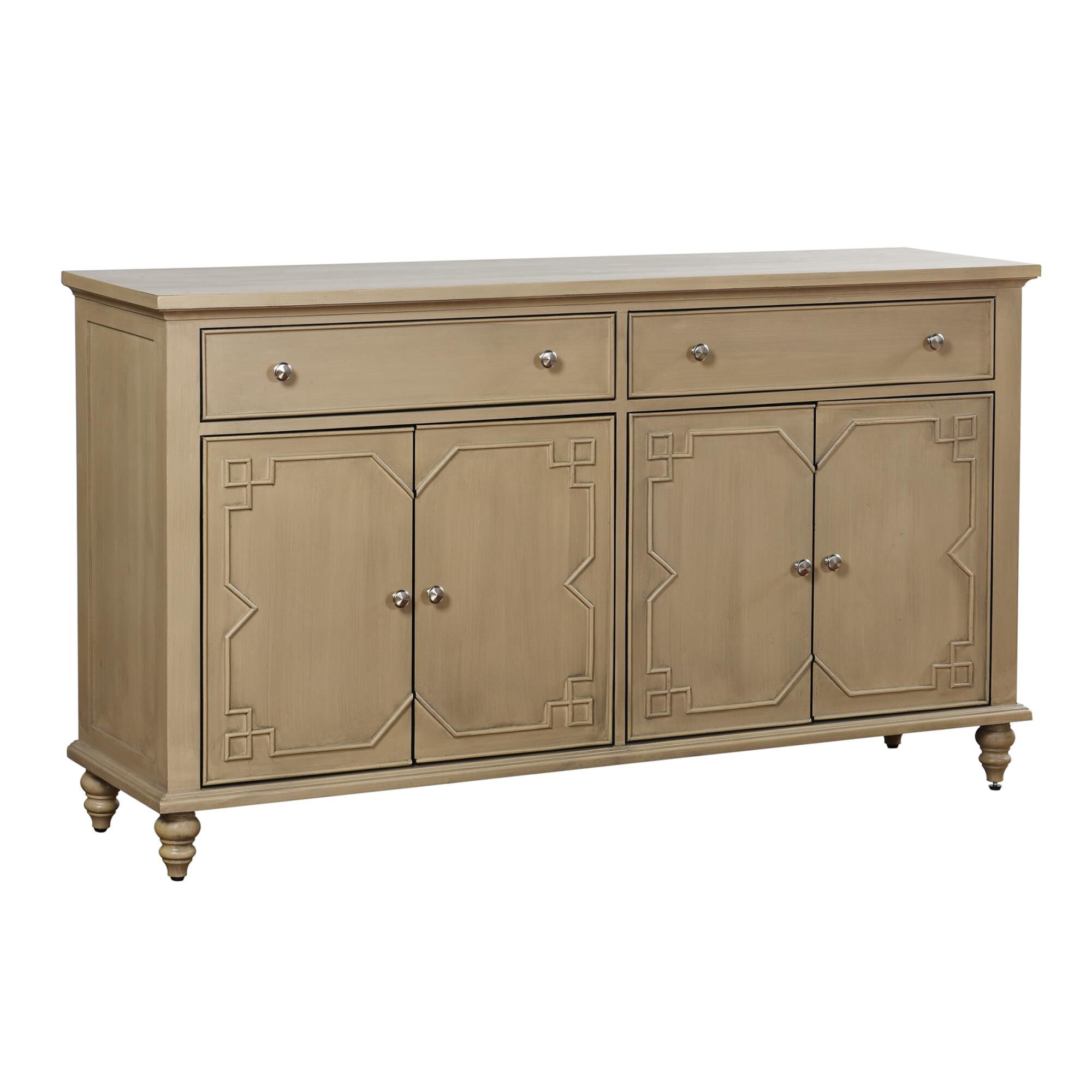 Shown in Beige Brushed and Silver finish