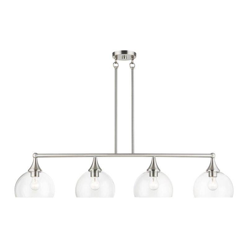 Glendon 45 Inch 4 Light Linear Suspension Light by Livex Lighting