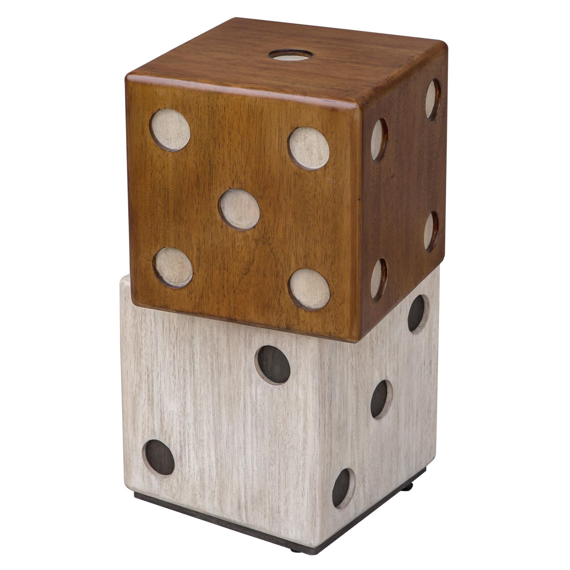 Shown in This Asymmetrical Stacked Dice Accent Adds A Playful Touch To Your Game Room Decor. Each Layer Is Co finish