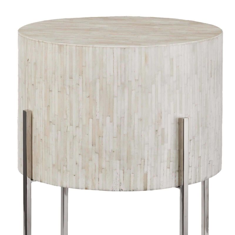 Bone Drum Accent Table by Regina Andrew