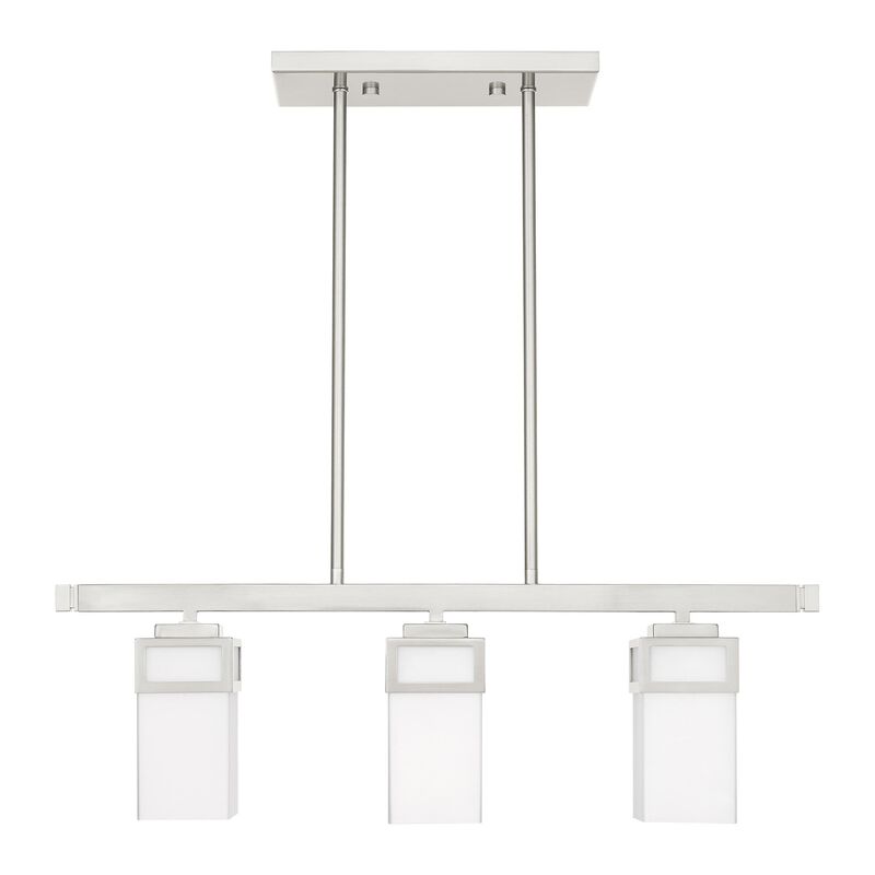 Harding 28 Inch 3 Light Linear Suspension Light by Livex Lighting