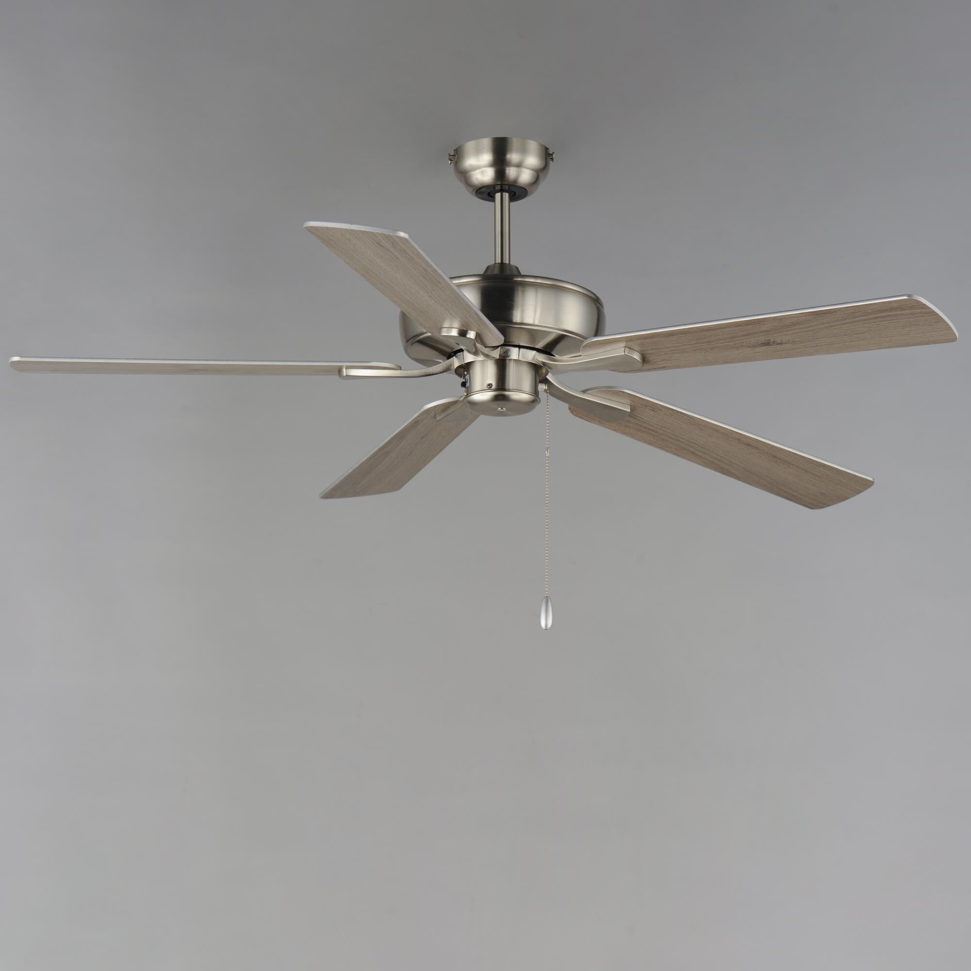 Shown in Satin Nickel finish and Mdf Blades shade