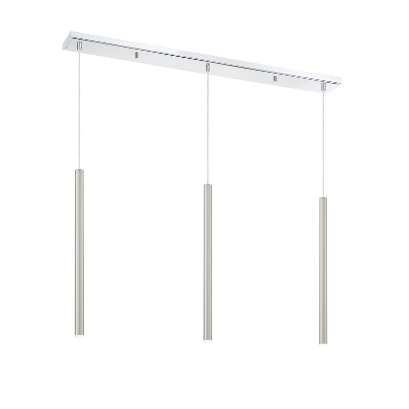 Forest 46 Inch 3 Light LED Linear Suspension Light by Z-Lite