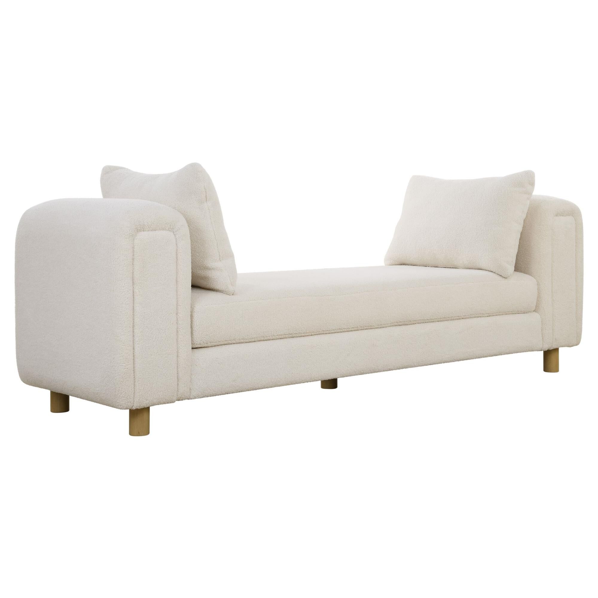 Shown in Exceptional Comfort With Dual Functionality As An Oversized Bench Or Even A Small Day Bed, Featuring finish