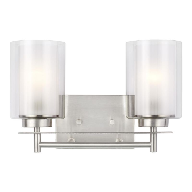 Elmwood Park 13 Inch 2 Light Bath Vanity Light by Generation Lighting