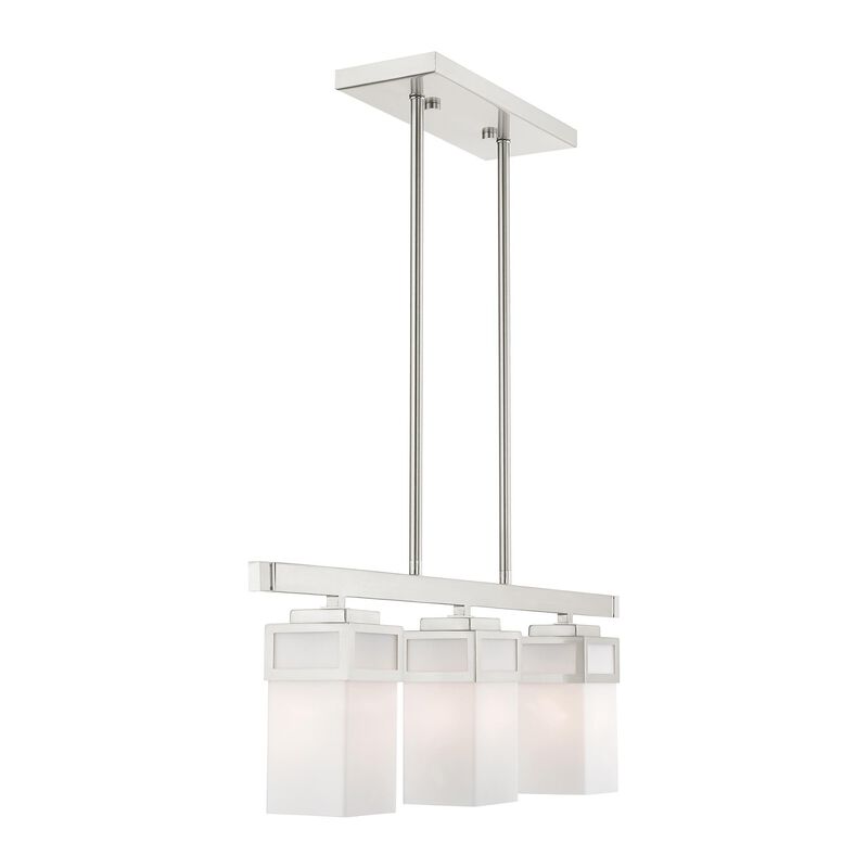 Harding 28 Inch 3 Light Linear Suspension Light by Livex Lighting