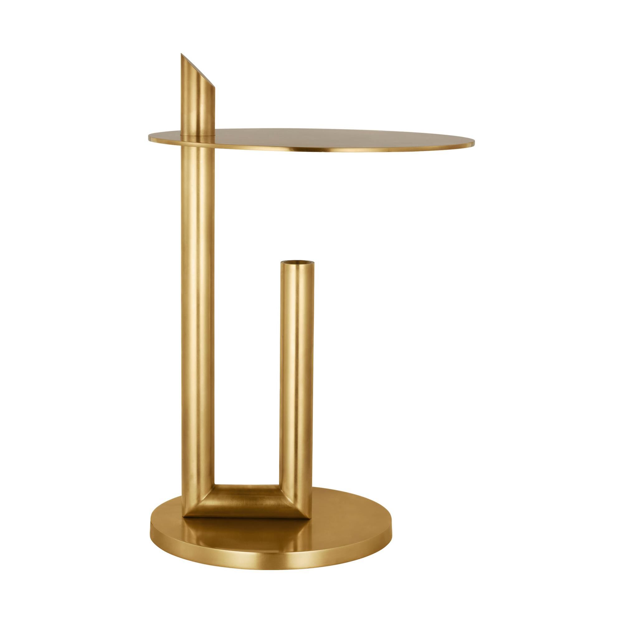 Shown in Natural Brass finish and Acrylic shade