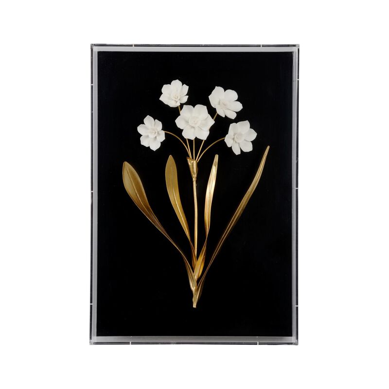 Bill Cain Porcelain Flower Alternative Wall Art by Chelsea House