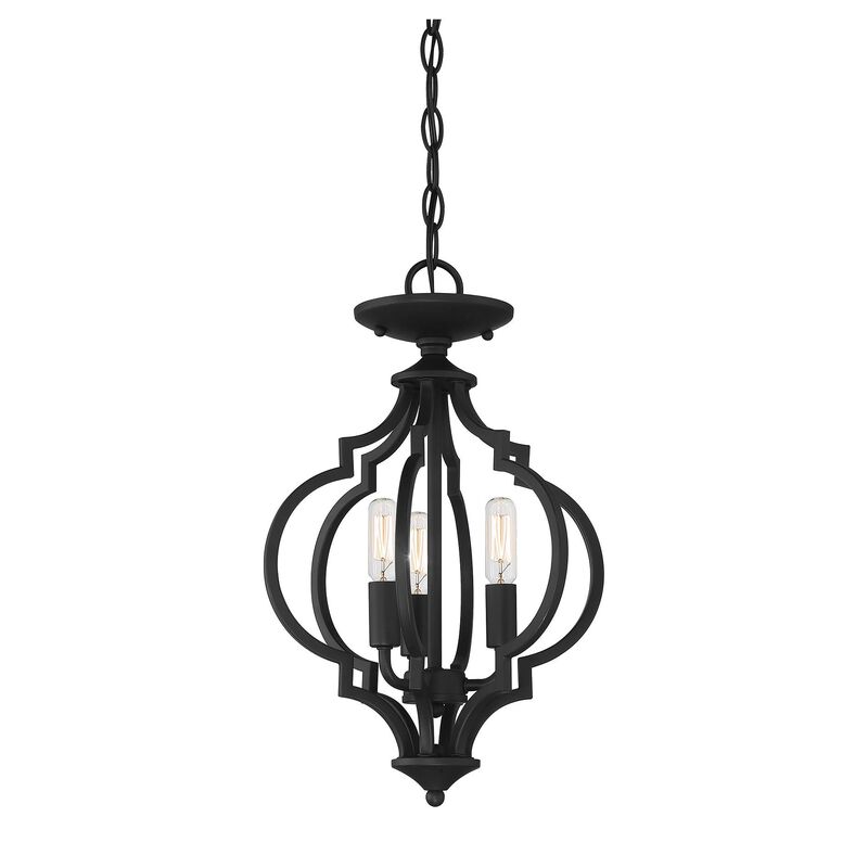 11 Inch LED Cage Pendant by Meridian Lighting