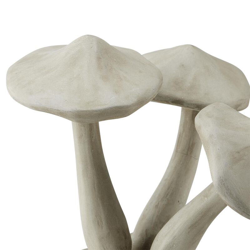 Concrete Mushrooms Figurine by Currey and Company