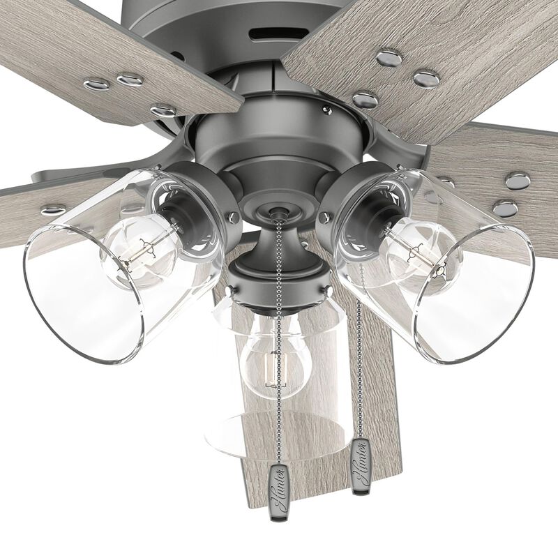 Sencillo 44 Inch Ceiling Fan with Light Kit by Hunter Fan